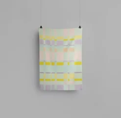 Røros Tweed City pläd, 135 x 200 cm, pastell