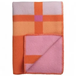 Røros Tweed City pläd, 135 x 200 cm, orange