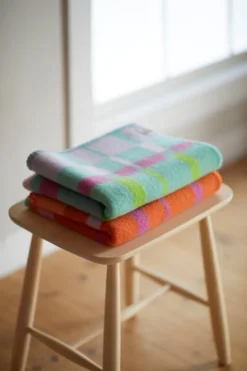 Røros Tweed City pläd, 135 x 200 cm, orange