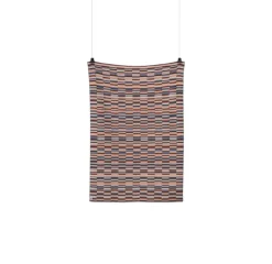 Røros Tweed Ida filt, 135 x 200 cm, rosa - blå