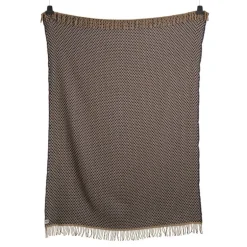 Røros Tweed Isak pläd, 150 x 210 cm, fjärran blå