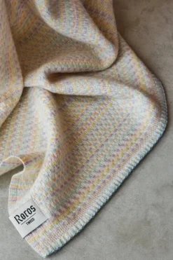 Røros Tweed Juli pläd, 150 x 200 cm, pastell