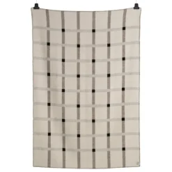 Røros Tweed Knut pläd, 135 x 200 cm, duvgrå