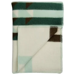 Røros Tweed Kvam filt, 135 x 200 cm, grön