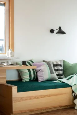 Røros Tweed Kvam filt, 135 x 200 cm, grön