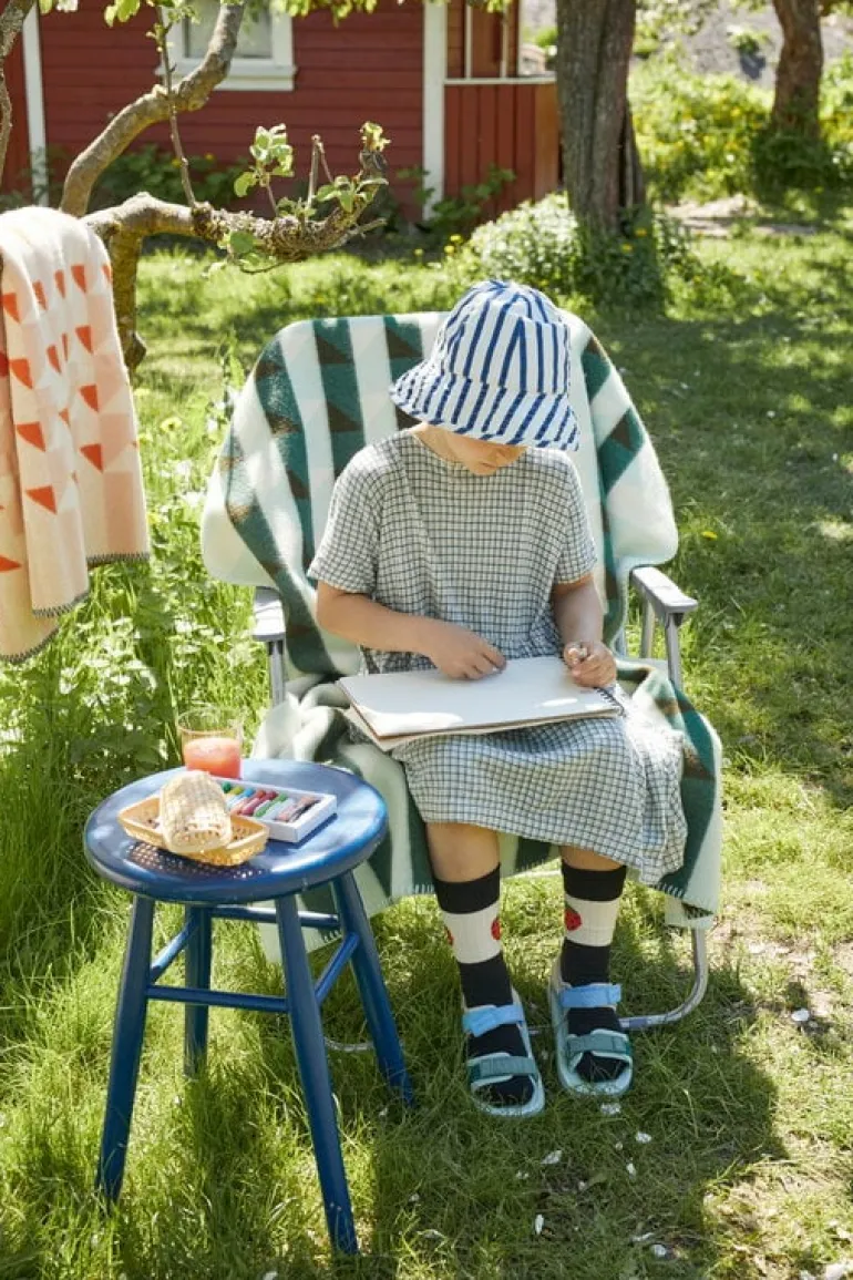 Røros Tweed Kvam filt, 135 x 200 cm, orange