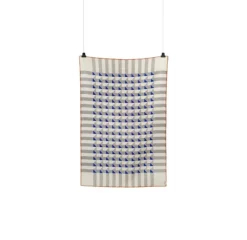 Røros Tweed Kvam filt, 135 x 200 cm, blå