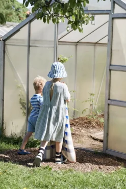 Røros Tweed Kvam pläd, 100 x 135 cm, blå