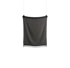 Røros Tweed Lofoten filt, 210 x 150 cm, grå