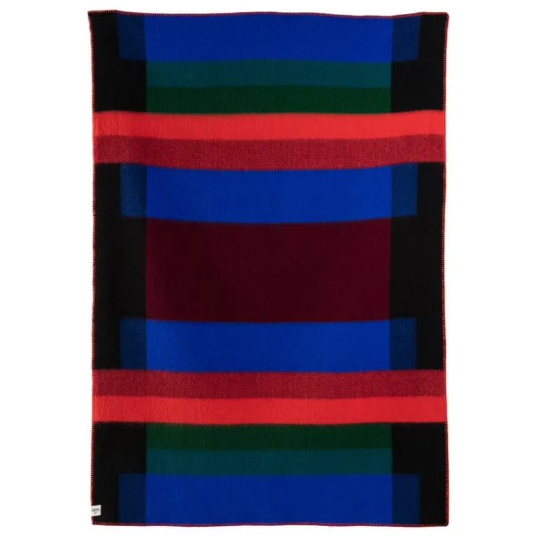 Røros Tweed Mikkel pläd, 135 x 200 cm, mörk