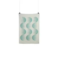 Røros Tweed Moon filt, 135 x 200 cm, tranquille green