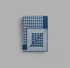 Røros Tweed Palette filt, 135 x 200 cm, hav