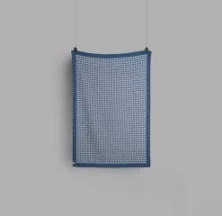 Røros Tweed Palette filt, 135 x 200 cm, hav