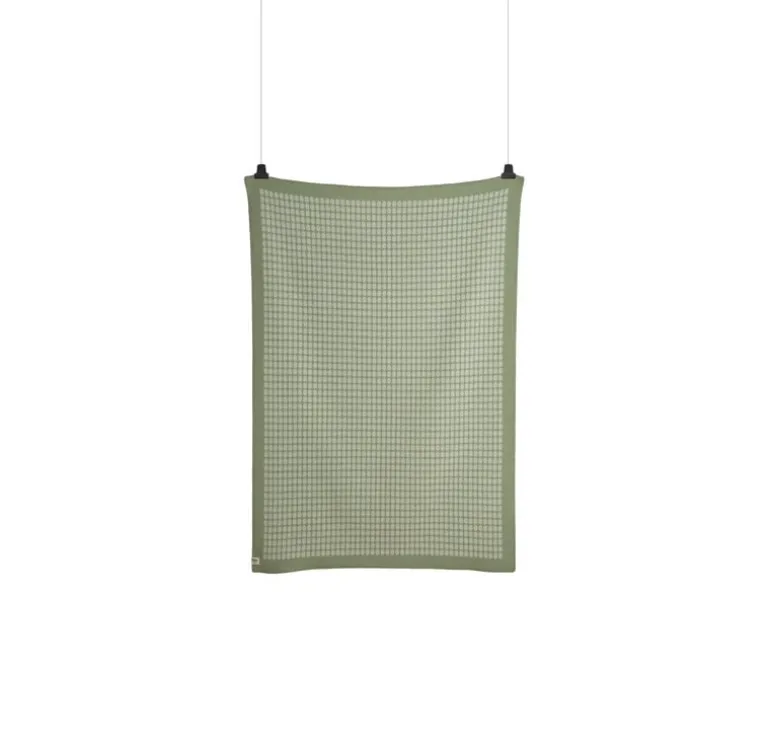 Røros Tweed Palette filt, 135 x 200 cm, salvia