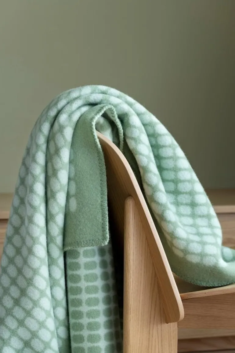 Røros Tweed Palette filt, 135 x 200 cm, salvia