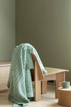 Røros Tweed Palette filt, 135 x 200 cm, salvia