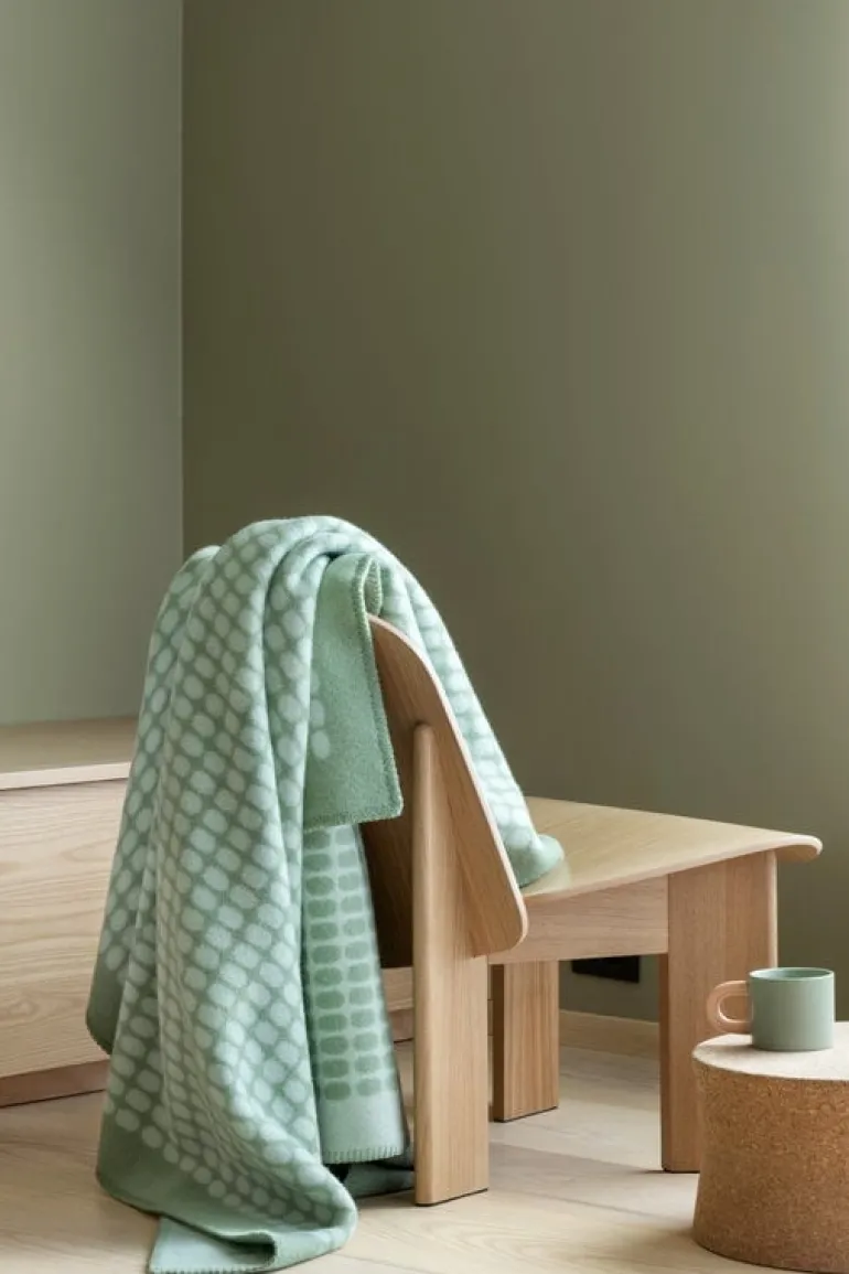 Røros Tweed Palette filt, 135 x 200 cm, salvia