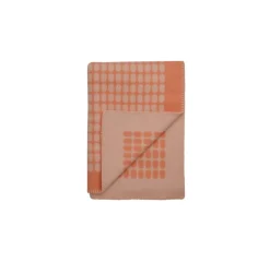 Røros Tweed Palette filt, 135 x 200 cm, korall