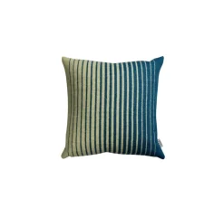 Røros Tweed Åsmund Gradient prydnadskudde, 50 x 50 cm, gul - blå