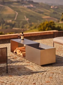 Röshults Brazier utomhus eldstad, rostfritt stål