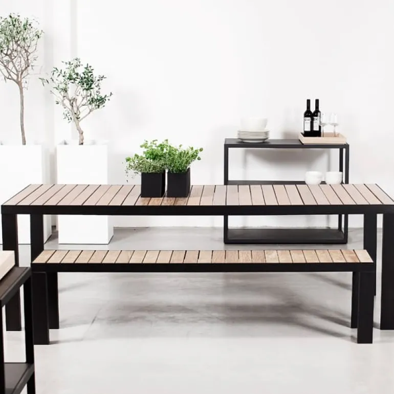 Röshults Garden 183 bänk, anthracite