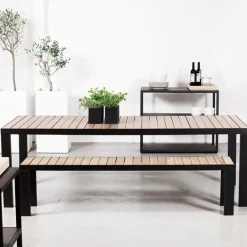 Röshults Garden 125 bänk, anthracite