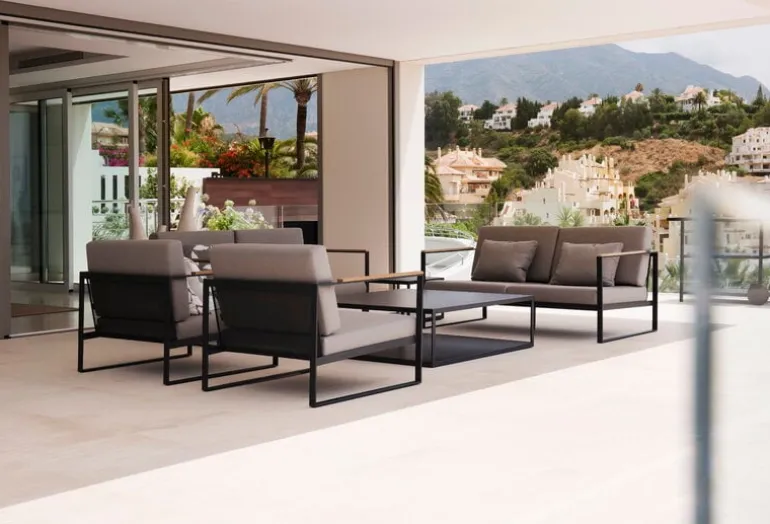 Röshults Garden Easy bord, 115 x 115 cm