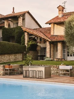 Röshults Module kolgrill X, 100 cm, rostfritt stål