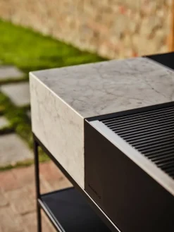 Röshults Module Marmorskiva, 50 cm, vit Carrara