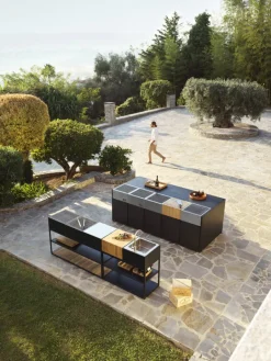 Röshults Open Kitchen teak botten 150