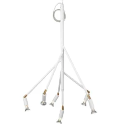 Örsjö Kvist 6 pendellampa, vit