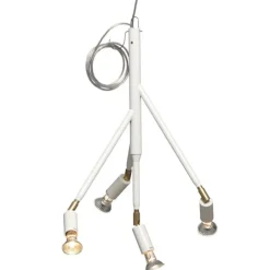 Örsjö Kvist 4 pendellampa, vit