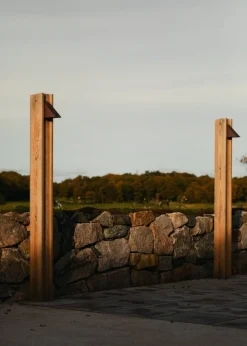 Örsjö Oxid utomhusvägglampa, mässing