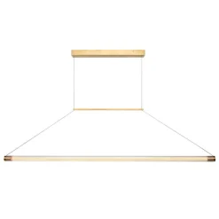 Örsjö Ray taklampa, stor, rå mässing