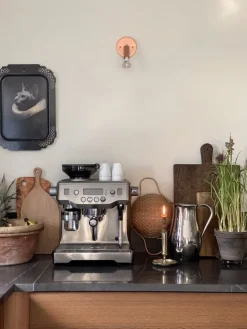 Örsjö Star 1 tak-/vägglampa, hårdkablad, koppar