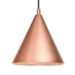Örsjö Tratten pendellampa, stor, koppar