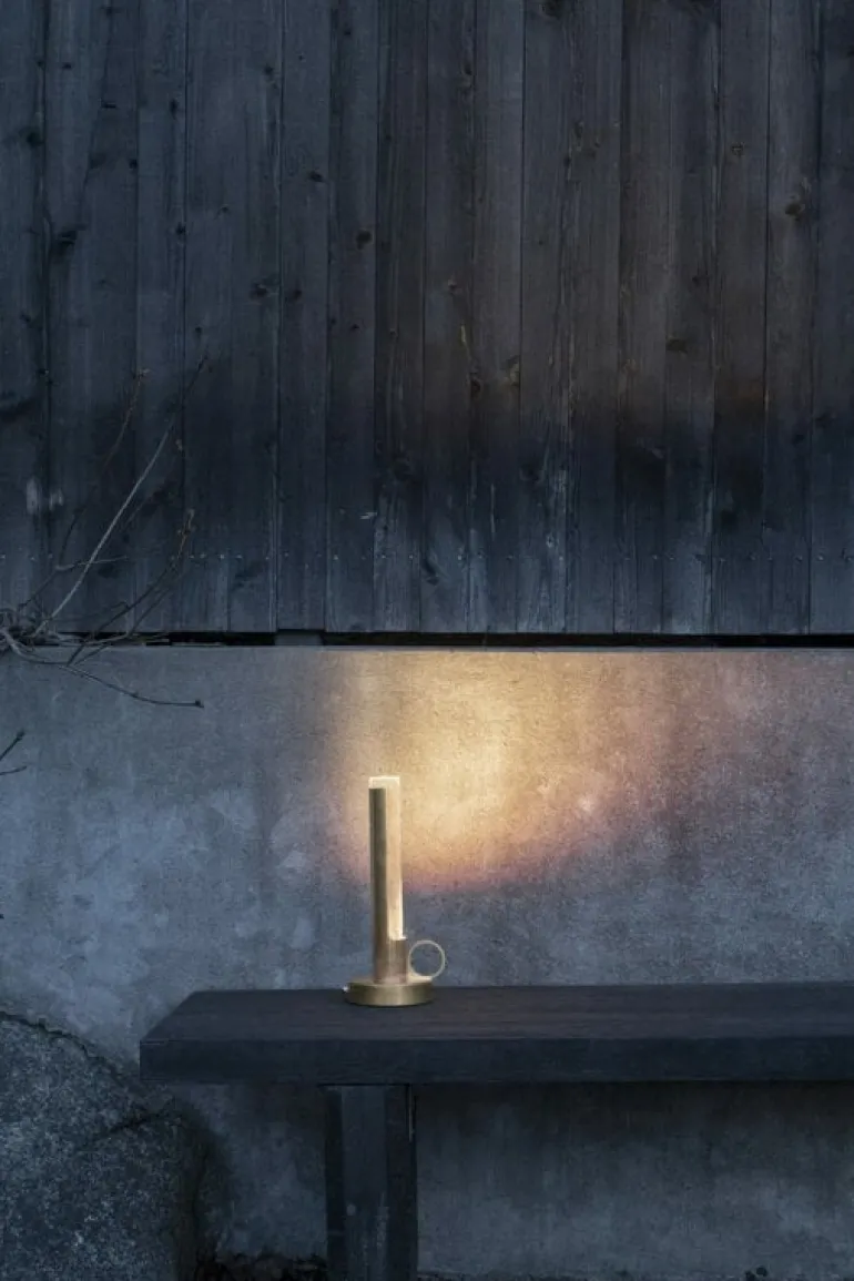 Örsjö Visir bärbar bordslampa, koppar