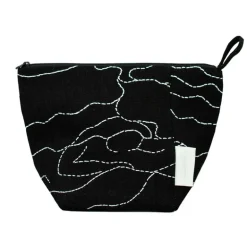 Saana ja Olli Rakkauden meri kosmetikväska, svart - vit