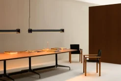 Sammode Quadratube P2 pendellampa, 1300 mm, champagne