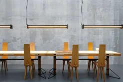 Sammode Quadratube P1 pendellampa, 1300 mm, champagne