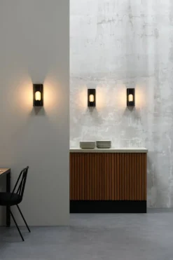 Sammode Quadratube W2 vägglampa, S, 300 mm, champagne