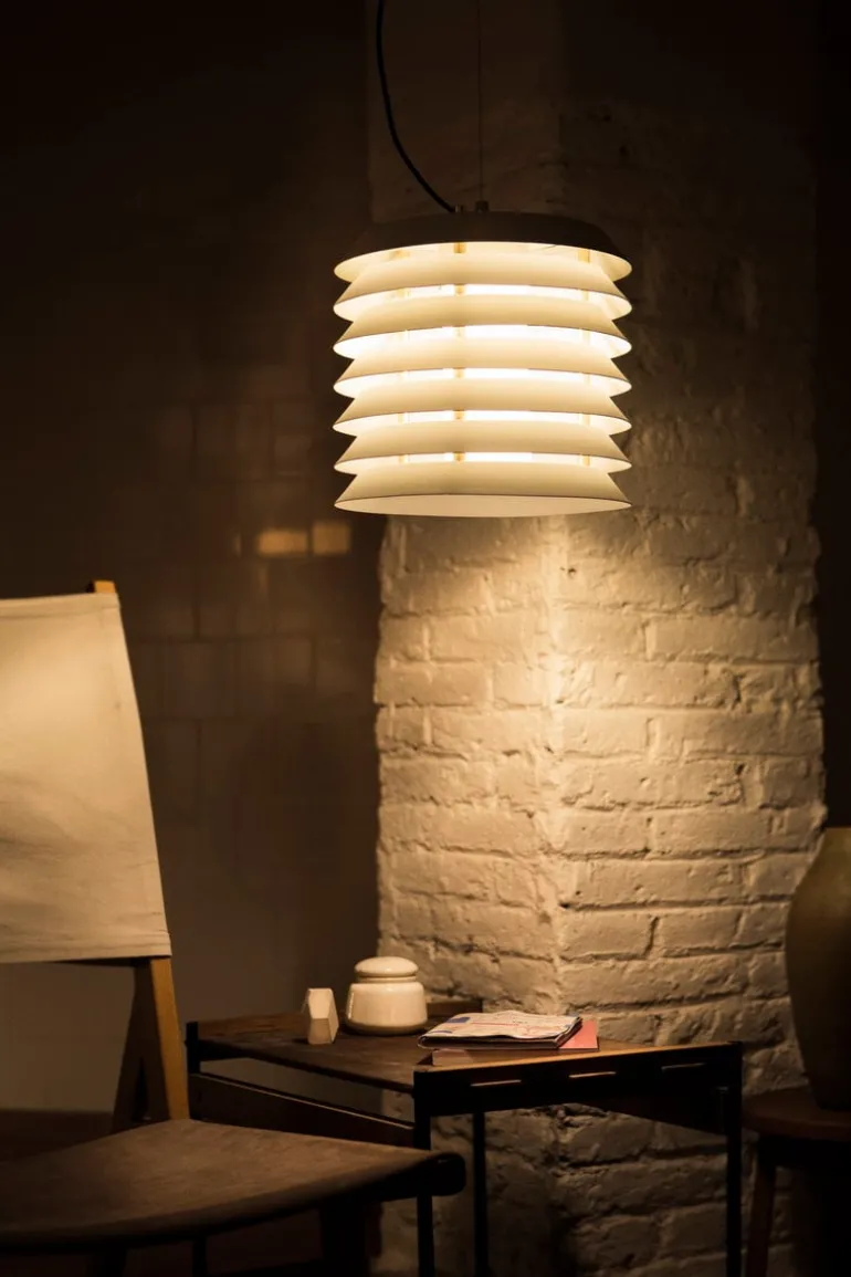 Santa & Cole Maija 30 pendellampa, vit