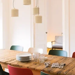 Santa & Cole Maija 15 pendellampa, vit