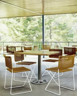 Santa & Cole Ramón stol, natur - vit