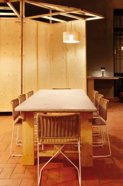 Santa & Cole Ramón stol, natur - vit