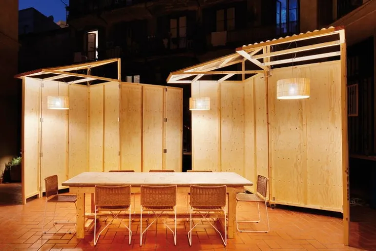 Santa & Cole Ramón stol, natur - vit