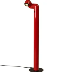 Santa & Cole Tatu Pie golvlampa, röd