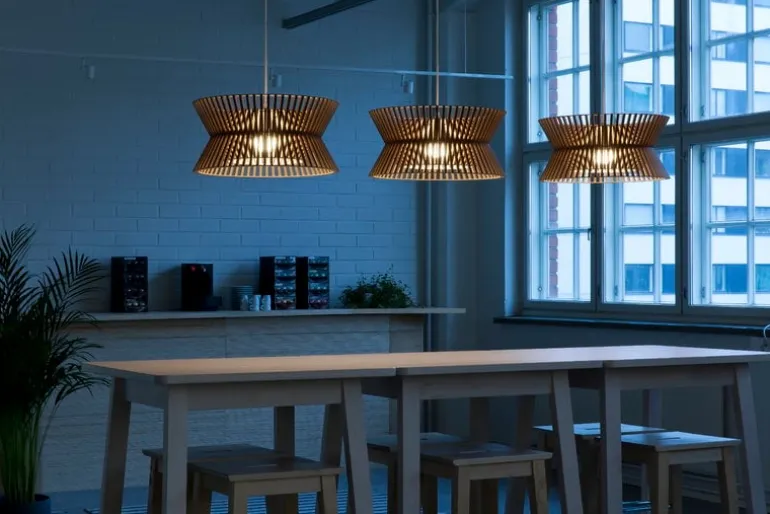 Secto Design Kontro 6000 pendellampa, valnöt