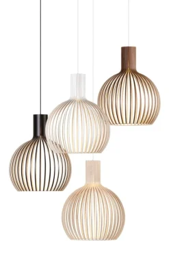 Secto Design Octo Small 4241 pendellampa, valnöt