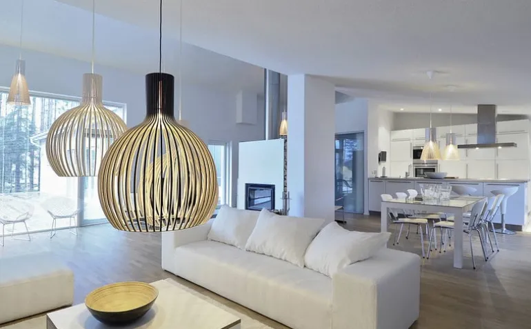 Secto Design Secto 4201 pendellampa, 45 cm, vit